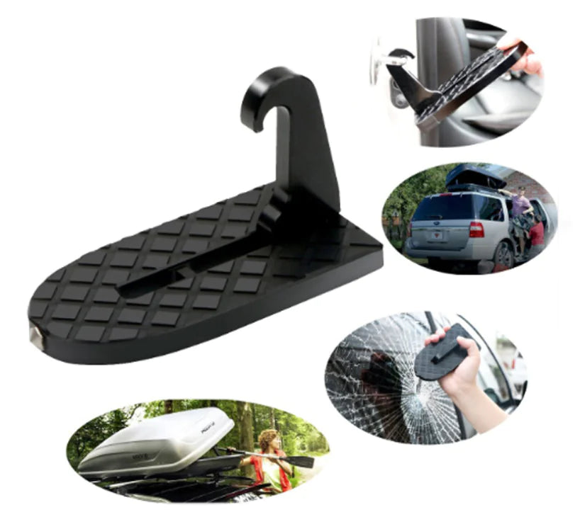 Car Roof Access Step with Hook and Easy Operation