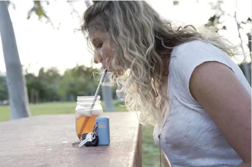 Stainless Steel Collapsible Straw for Outdoor Use