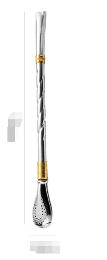Reusable Stainless Steel Straw with Filter (One Set)
