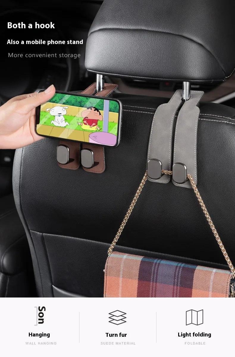 Multifunctional Car Seat Back Double Hook