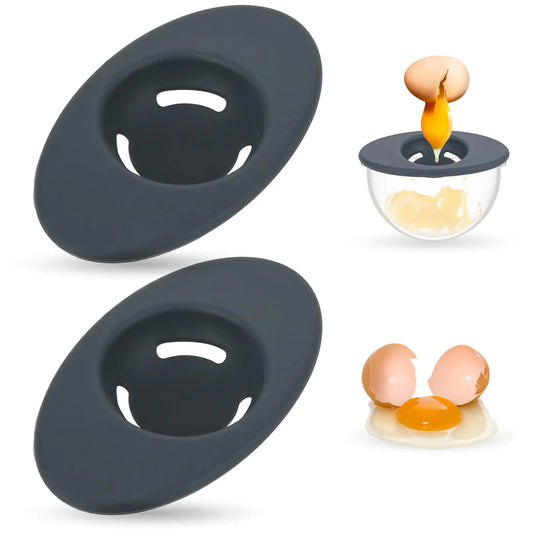 Dimeho 2 Pcs Silicone Egg Separators Egg White Separator